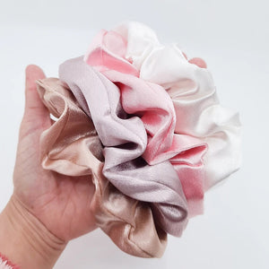 Satin Scrunchies - Set of 4