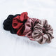 Satin Scrunchies - Set of 4