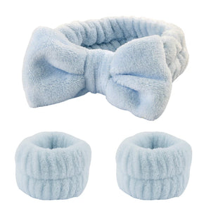 Face Wash Headband & Cuffs Set