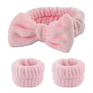 Face Wash Headband & Cuffs Set