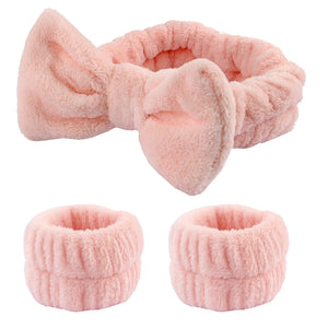 Face Wash Headband & Cuffs Set