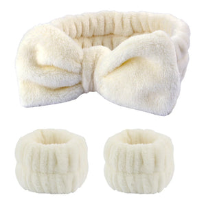 Face Wash Headband & Cuffs Set