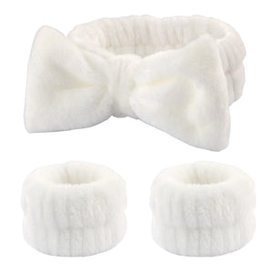 Face Wash Headband & Cuffs Set