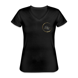 Women's V-Neck Beauty Pro T-Shirt - black